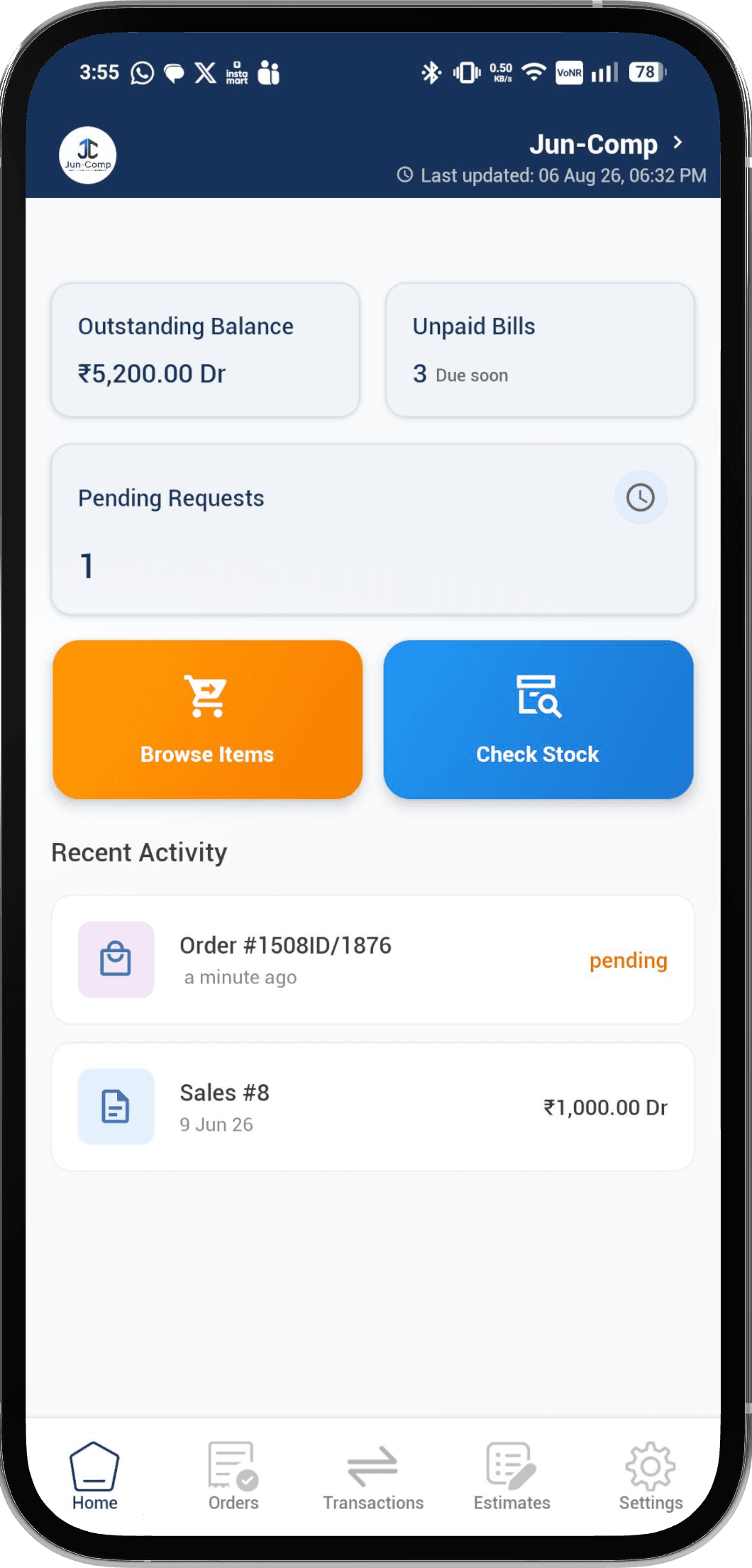 Mart Buyer Dashboard