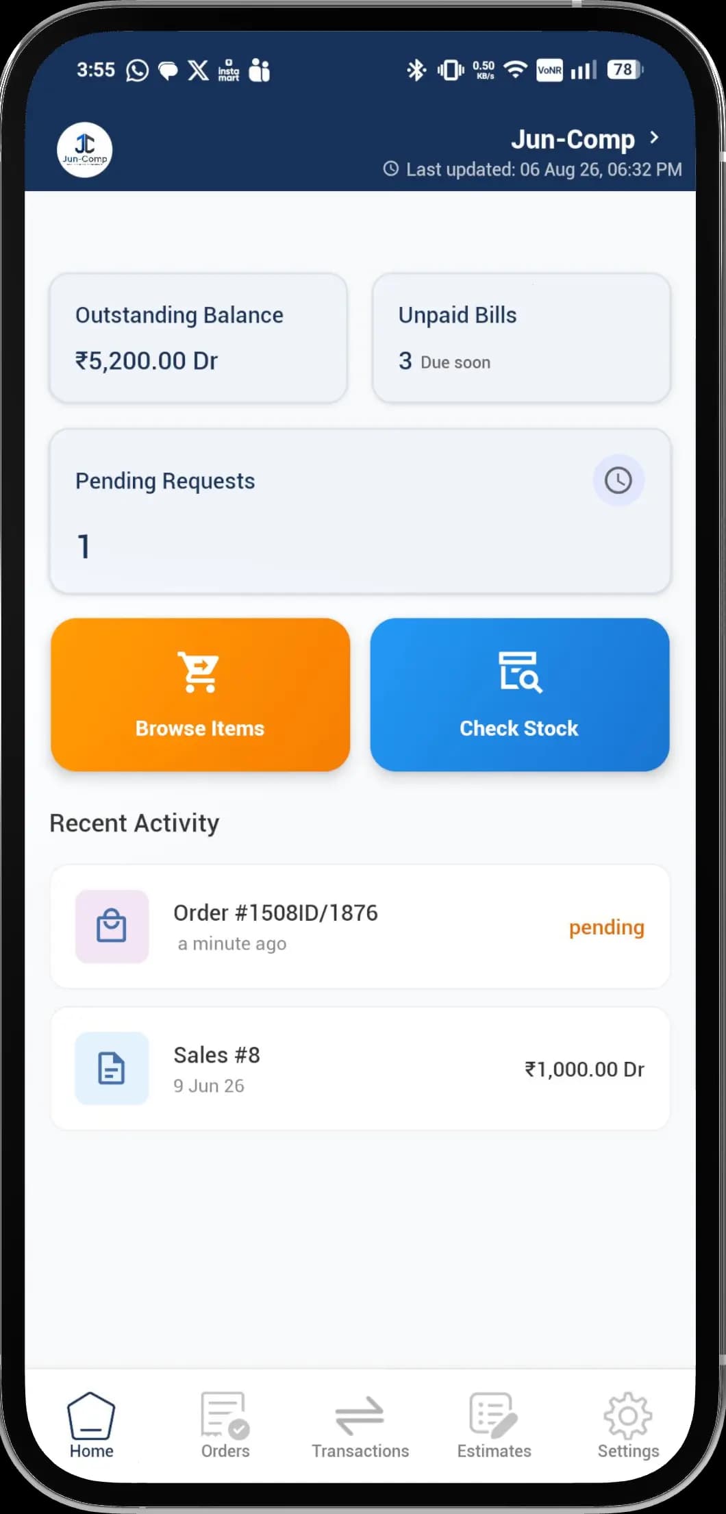 Mart Buyer Dashboard