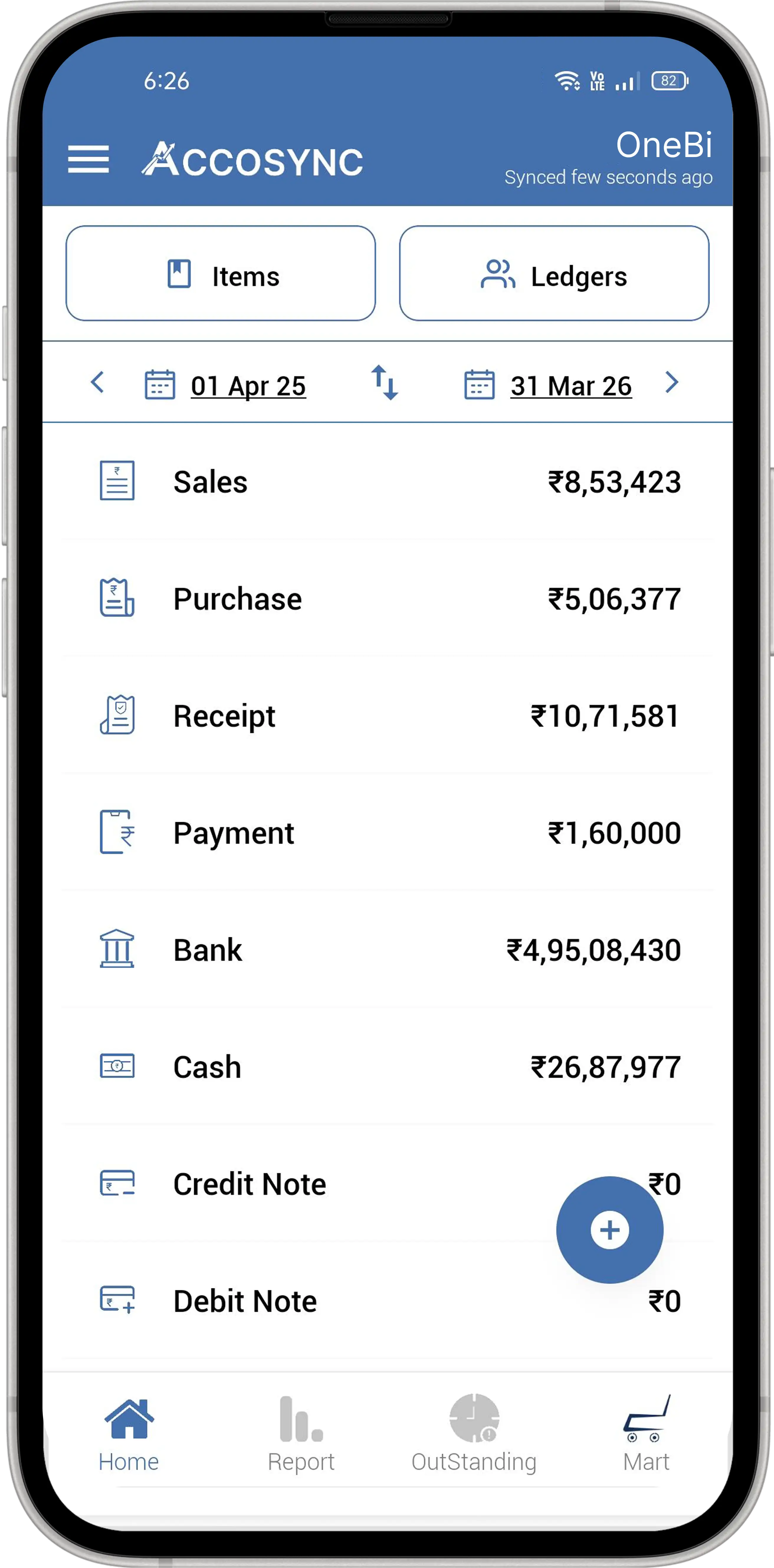 Accosync Core Dashboard